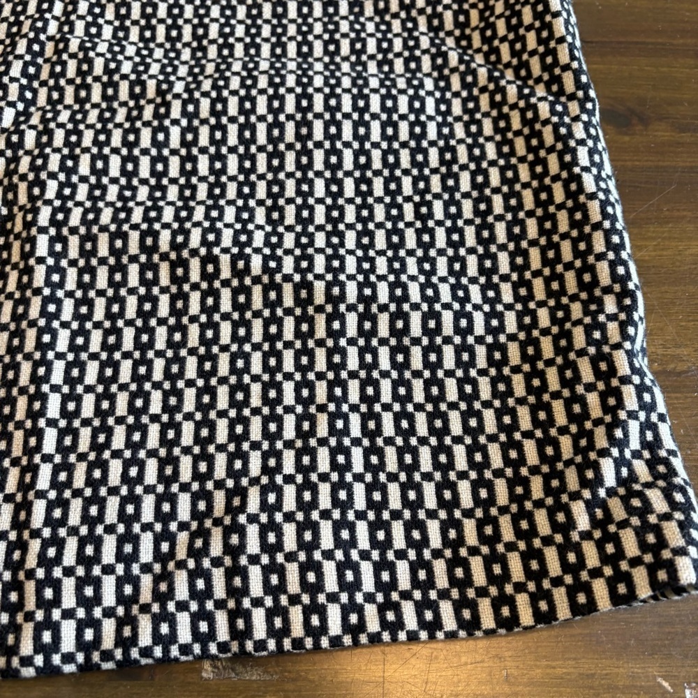 Banana Republic Jacquard Printed Pencil Skirt Horse bit Career Classic Womens 10 - Picture 2 of 8